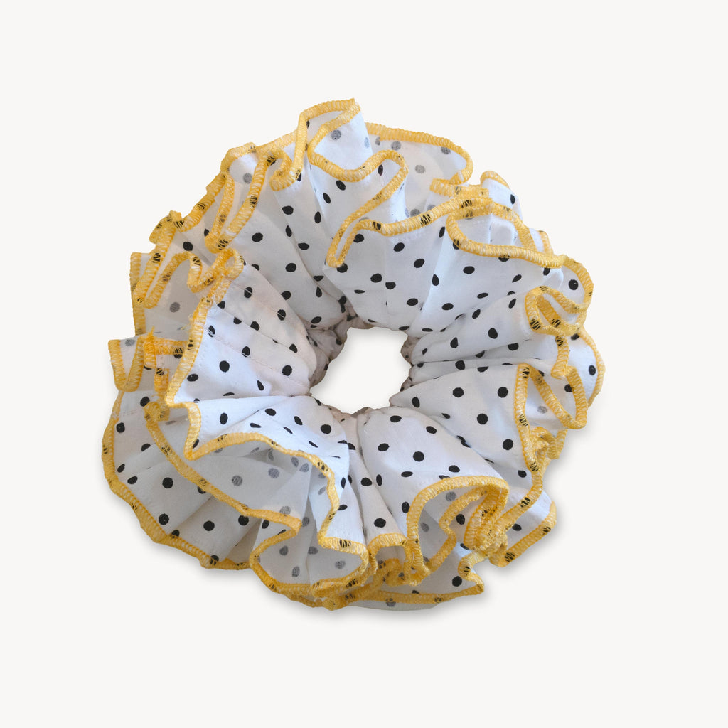 Chouchou Josie - blanc et jaune