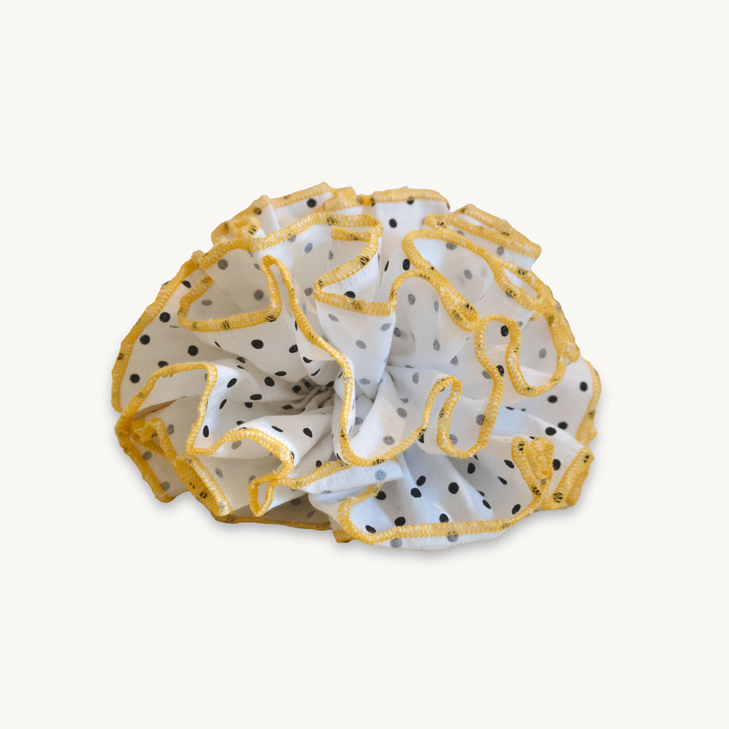 Chouchou Josie - blanc et jaune