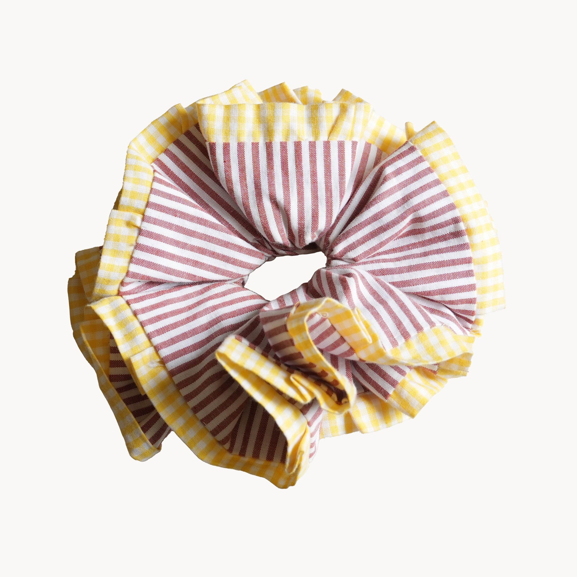 Chouchou Maxi Rosi - Rouge et jaune