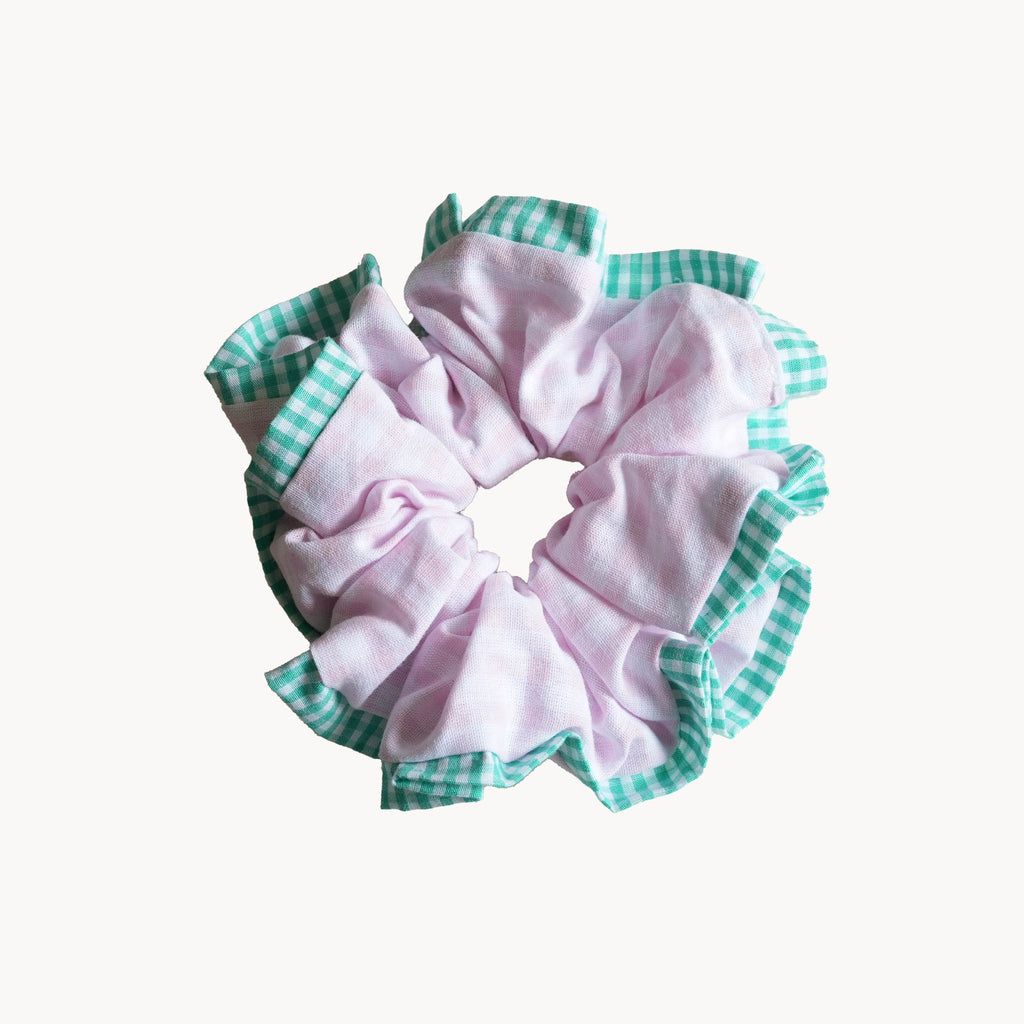 Chouchou Rosi - rose et vert