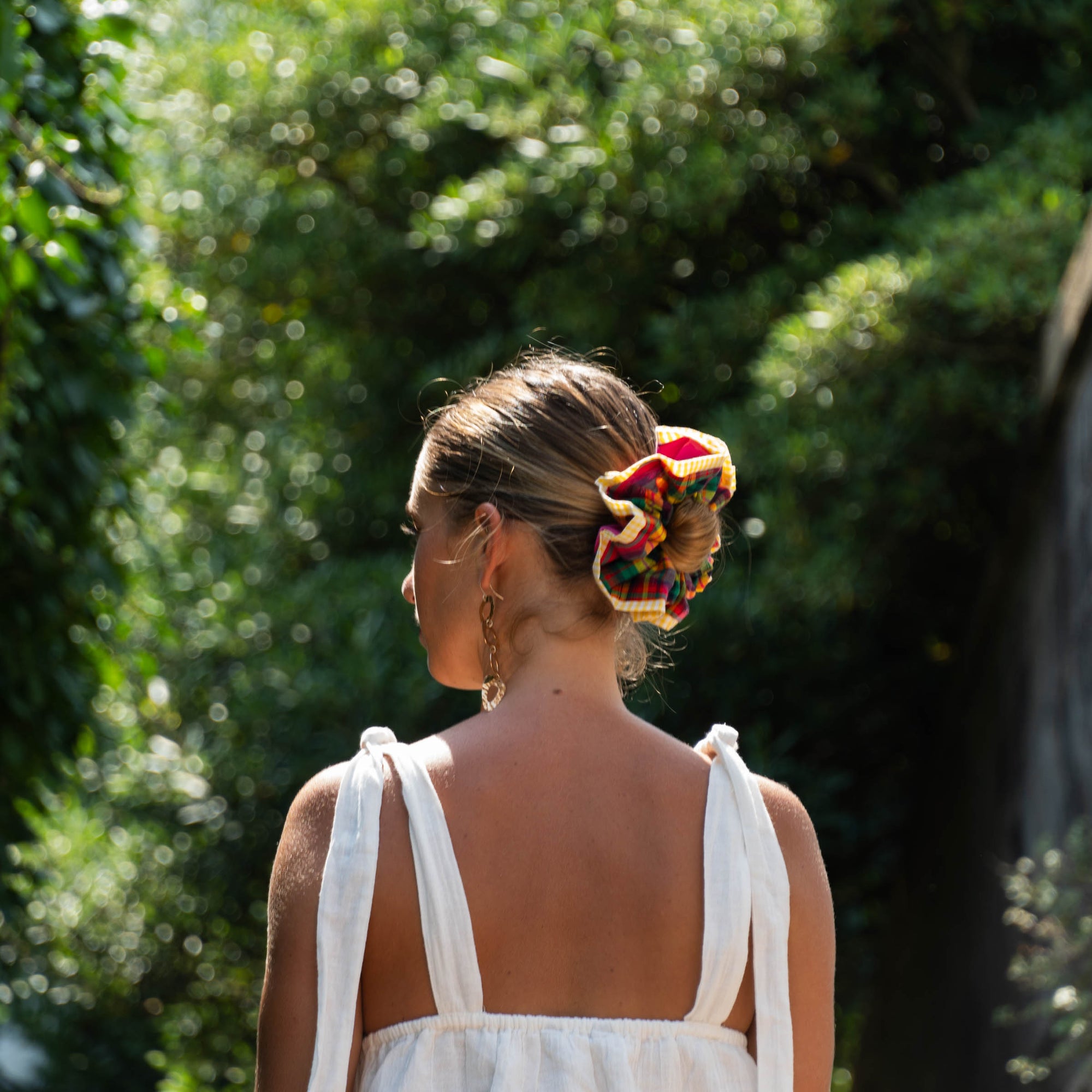 Chouchou Rosi - Madras rouge et jaune