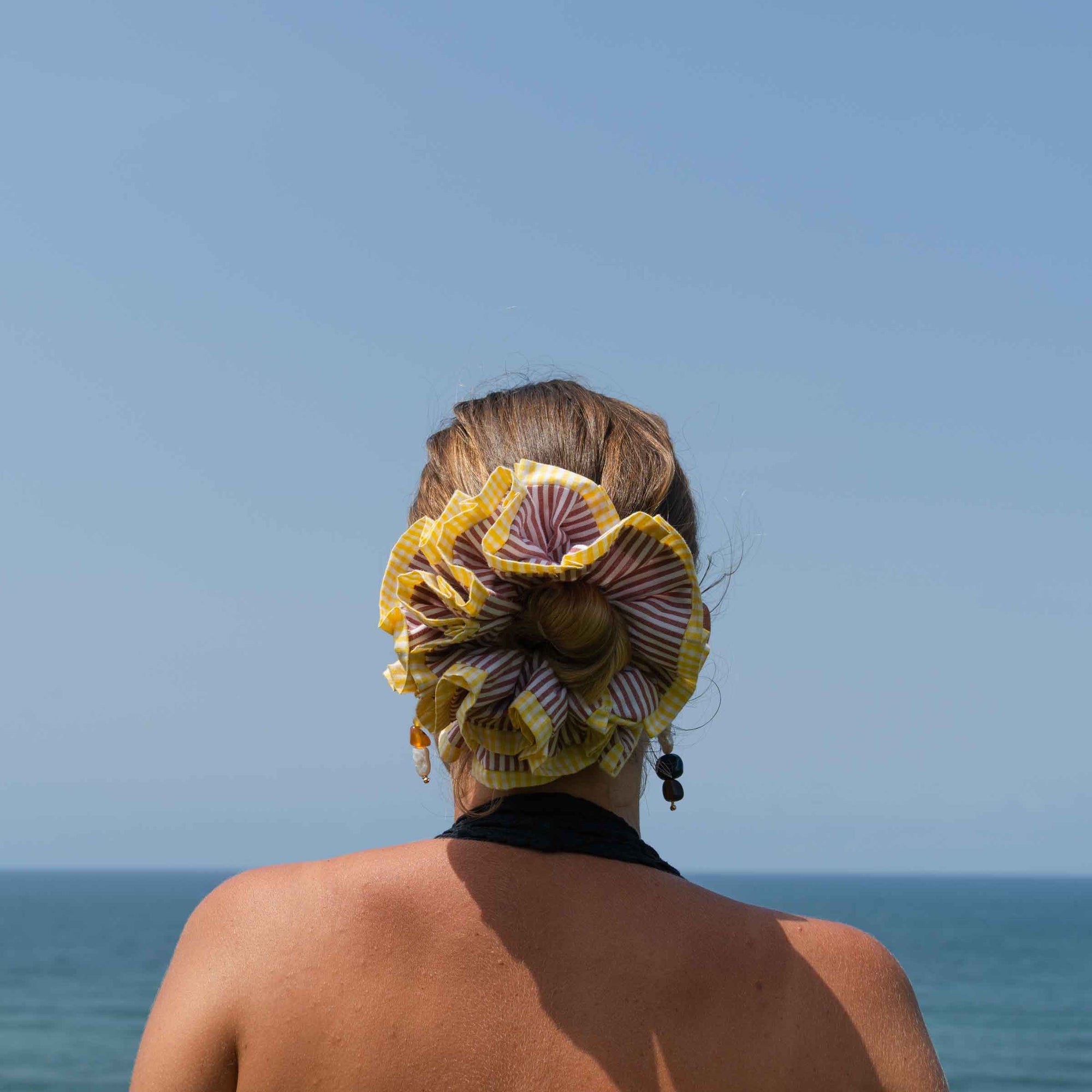 Chouchou Maxi Rosi - Rouge et jaune